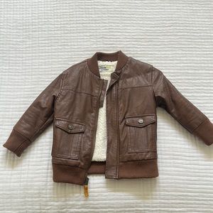Genuine Kids by Oshkosh faux leather jacket.